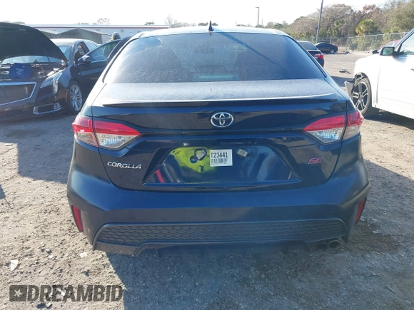 2021 Toyota Corolla SE with VIN 5YFS4MCE3MP063746, listed as a IAAI auction lot 41472956 with 72,199 mi miles. Bid and sale history available at carsss.com. Image 16.