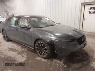 2023 Honda Accord Touring with VIN 1HGCY2F83PA030842, listed as a IAAI auction lot 41985611 with 39,728 mi miles and . Bid and sale history available at DreamBid. Image 1.