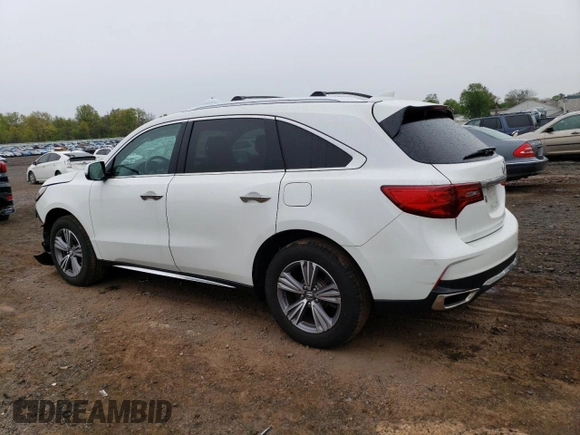 2020 Acura MDX with VIN 5J8YD4H39LL048808, listed as a Copart auction lot 50528193 with 14,449 mi miles. Bid and sale history available at carsss.com. Image 2.