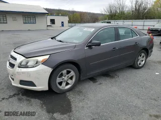 2013 Chevrolet Malibu LS with VIN 1G11B5SAXDF166362, listed as a Copart auction lot 53632555 with 161,180 mi miles and Salvage Title. Bid and sale history available at carsss.com. Image 1.