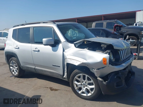 2017 Jeep Renegade Altitude with VIN ZACCJBBB6HPF33125, listed as a IAAI auction lot 41866729 with 53,867 mi miles. Bid and sale history available at carsss.com. Image 14.