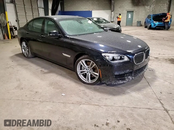 2014 BMW 7 Series 750i xDrive with VIN WBAYB6C55ED224739, listed as a Copart auction lot 84935364 with 173,805 mi miles and Salvage Title. Bid and sale history available at carsss.com. Image 13.