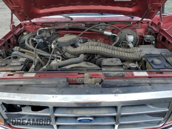 1993 Ford F-150 with VIN 1FTEX14H6PKB86844, listed as a Copart auction lot 52012705 with 127,784 mi miles and Salvage title. Bid and sale history available at DreamBid. Image 11.