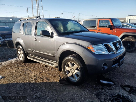 2012 Nissan Pathfinder SV with VIN 5N1AR1NB5CC632937, listed as a Copart auction lot 87054714 with 90,646 mi miles and Salvage Title. Bid and sale history available at carsss.com. Image 4.