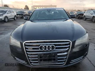 2012 Audi A8 L with VIN WAURVAFDXCN017238, listed as a Copart auction lot 52631965 with 138,162 mi miles and Salvage Title. Bid and sale history available at carsss.com. Image 5.