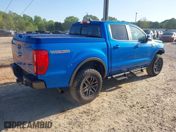 2021 Ford Ranger XL with VIN 1FTER4FHXMLD87189, listed as a IAAI auction lot 42001415 with 37,958 mi miles. Bid and sale history available at carsss.com. Image 4.
