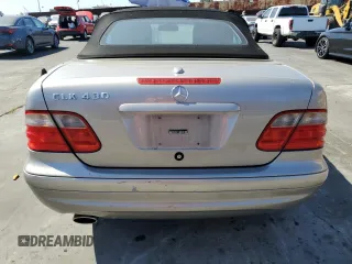 2003 Mercedes-Benz CLK 430 with VIN WDBLK70G23T141120, listed as a Copart auction lot 67302364 with 123,097 mi miles and Salvage Title. Bid and sale history available at DreamBid. Image 6.