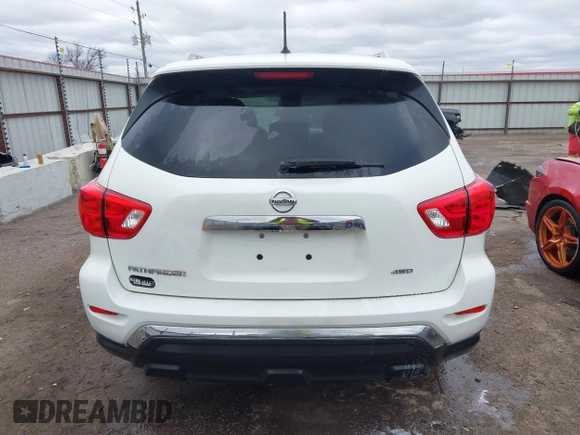 2018 Nissan Pathfinder SL z VIN 5N1DR2MM6JC647790, wystawiony jako IAAI lot #41223318 z przebiegiem 127 855 mil mil oraz . Historia ofert i sprzedaży dostępna na DreamBid. Obrazek 17.