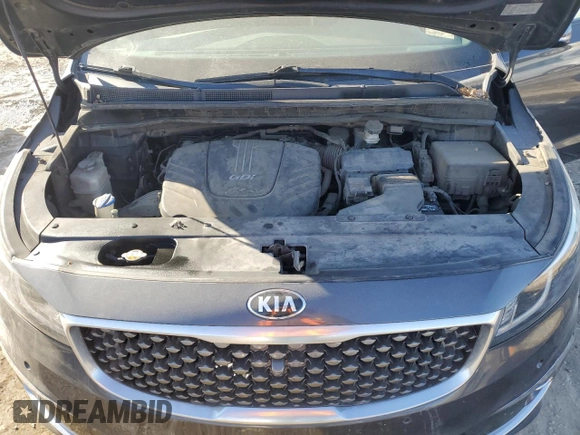 2016 Kia Sedona SX-L with VIN KNDME5C16G6186185, listed as a Copart auction lot 42449365 with 134,760 mi miles and Clean Title. Bid and sale history available at carsss.com. Image 12.