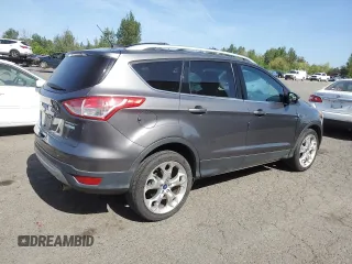 2013 Ford Escape Titanium with VIN 1FMCU0J97DUC86650, listed as a Copart auction lot 54426135 with 110,605 mi miles and Clean Title. Bid and sale history available at carsss.com. Image 3.