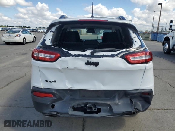 2017 Jeep Cherokee Altitude с VIN 1C4PJMAS7HW605287, выставлен на аукционе Copart как лот 56716915 с пробегом 126 518 миль миль и Списание • Salvage title. История ставок и продаж доступна на DreamBid. Изображение 6.
