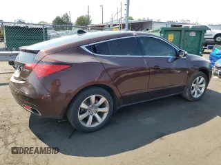 2010 Acura ZDX Advance Pkg with VIN 2HNYB1H63AH503217, listed as a Copart auction lot 65558654 with Not Provided miles and Clean Title. Bid and sale history available at carsss.com. Image 3.