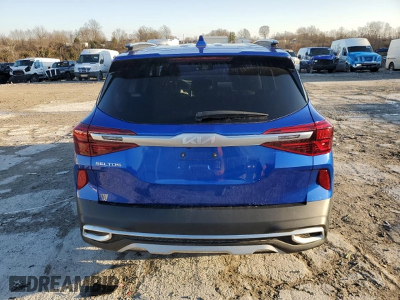 2023 Kia Seltos S with VIN KNDEUCAA4P7440517, listed as a Copart auction lot 44203445 with 46,375 mi miles and Salvage Title. Bid and sale history available at carsss.com. Image 6.