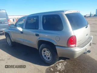 2002 Dodge Durango SLT with VIN 1B4HS48N12F160504, listed as a IAAI auction lot 41304610 with 179,724 mi miles and . Bid and sale history available at DreamBid. Image 3.
