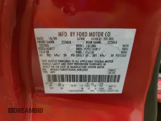 2010 Mercury Mariner Premier с VIN 4M2CN8H75AKJ06250, выставлен на аукционе Copart как лот 62787675 с пробегом 125 227 миль миль и Чистый • Clean title. История ставок и продаж доступна на DreamBid. Изображение 13.