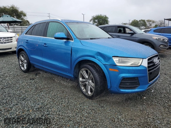 2016 Audi Q3 Premium Plus with VIN WA1BFCFS8GR006033, listed as a Copart auction lot 51348905 with 65,666 mi miles and Salvage Title. Bid and sale history available at carsss.com. Image 4.