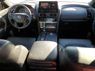 2022 Nissan Armada SL with VIN JN8AY2BA3N9392221, listed as a Copart auction lot 82014444 with 40,244 mi miles and Salvage Title. Bid and sale history available at carsss.com. Image 8.