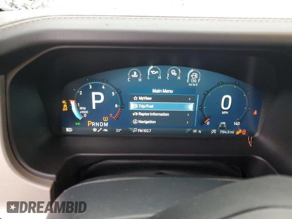 2024 Ford Bronco Raptor z VIN 1FMEE0RR5RLA40316, wystawiony jako Copart lot #85676734 z przebiegiem 7 194 mil mil oraz Szkoda całkowita • Salvage title. Historia ofert i sprzedaży dostępna na DreamBid. Obrazek 9.