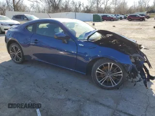 2014 Scion FR-S with VIN JF1ZNAA14E8700043, listed as a Copart auction lot 49283575 with 107,319 mi miles and Salvage Title. Bid and sale history available at DreamBid. Image 4.