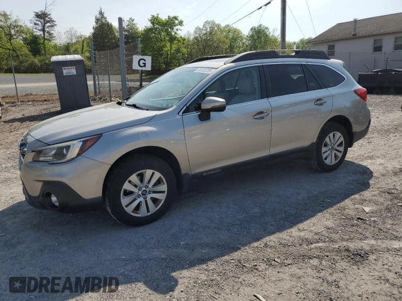2019 Subaru Outback Premium with VIN 4S4BSAHCXK3357609, listed as a Copart auction lot 55120725 with 82,963 mi miles and Salvage Title. Bid and sale history available at carsss.com. Image 1.