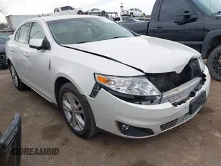 2012 Lincoln MKS with VIN 1LNHL9DR1CG803625, listed as a IAAI auction lot 41733683 with 199,590 mi miles. Bid and sale history available at carsss.com. Image 1.