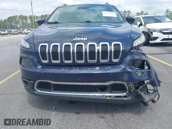 2015 Jeep Cherokee Limited with VIN 1C4PJLDS0FW602525, listed as a IAAI auction lot 42114915 with 194,530 mi miles and . Bid and sale history available at DreamBid. Image 6.