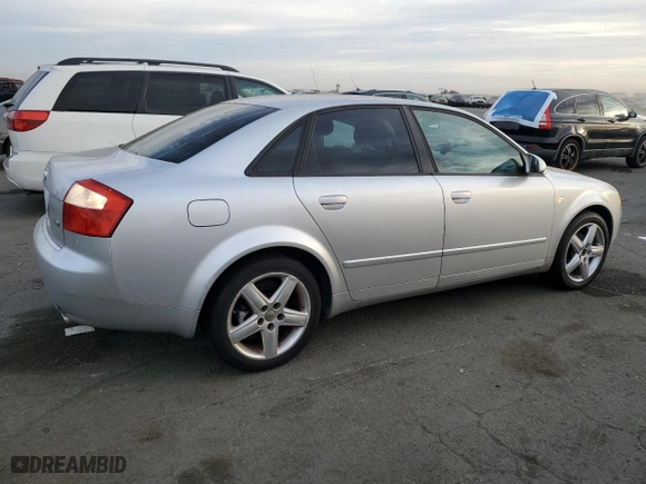 2005 Audi A4 1.8T with VIN WAUJC68EX5A065001, listed as a Copart auction lot 77533784 with 128,124 mi miles and Salvage Title. Bid and sale history available at carsss.com. Image 3.