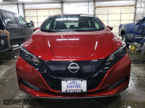 2025 Nissan LEAF SV Plus with VIN 1N4CZ1CV8SC558461, listed as a Copart auction lot 42173305 with 2,191 mi miles and Salvage Title. Bid and sale history available at carsss.com. Image 5.
