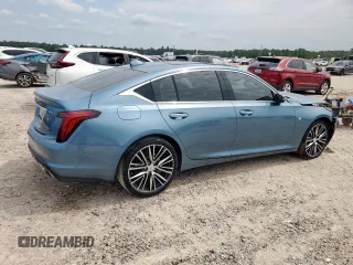 2023 Cadillac CT5 Premium Luxury with VIN 1G6DN5RW6P0131809, listed as a Copart auction lot 67114565 with 14,064 mi miles and Salvage title. Bid and sale history available at DreamBid. Image 3.