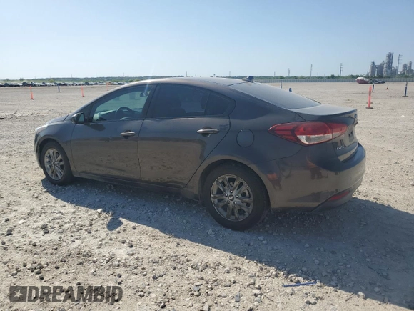 2017 Kia Forte LX with VIN 3KPFL4A75HE150712, listed as a Copart auction lot 52585155 with 185,643 mi miles and Salvage Title. Bid and sale history available at carsss.com. Image 2.