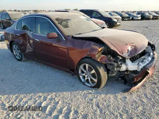 2006 Infiniti G35 z VIN JNKCV51F06M615940, wystawiony jako Copart lot #81223434 z przebiegiem 201 543 mil mil oraz Szkoda całkowita • Salvage title. Historia ofert i sprzedaży dostępna na DreamBid. Obrazek 4.