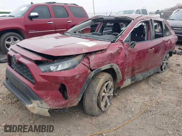 2020 Toyota RAV4 LE with VIN 2T3H1RFV0LC072860, listed as a IAAI auction lot 41784606 with 129,532 mi miles. Bid and sale history available at carsss.com. Image 18.