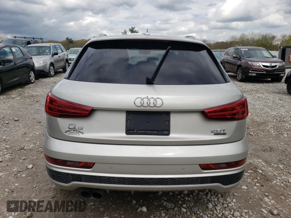 2017 Audi Q3 Prestige with VIN WA1GCCFS8HR007490, listed as a Copart auction lot 50358923 with 92,980 mi miles. Bid and sale history available at carsss.com. Image 6.