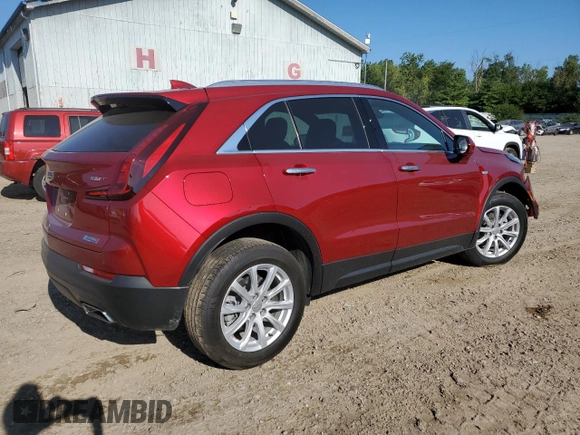 2023 Cadillac XT4 AWD Luxury with VIN 1GYFZBR41PF151691, listed as a Copart auction lot 66423224 with 17,360 mi miles and Clean Title. Bid and sale history available at carsss.com. Image 3.