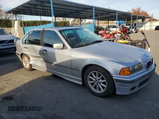 1997 BMW 3 Series 318i with VIN WBACC9328VEE57445, listed as a Copart auction lot 84380934 with 0 mi miles and Salvage Title. Bid and sale history available at carsss.com. Image 4.