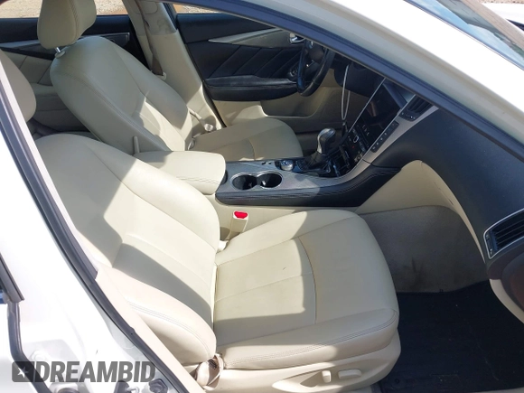 2015 Infiniti Q50 Premium with VIN JN1BV7ARXFM414391, listed as a IAAI auction lot 42245462 with 216,495 mi miles and . Bid and sale history available at DreamBid. Image 5.