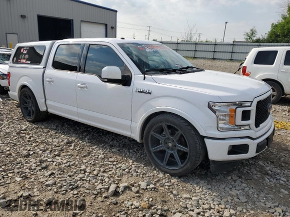 2018 Ford F-150 XL with VIN 1FTEW1E58JKC61087, listed as a Copart auction lot 63473845 with 85,351 mi miles and Clean title. Bid and sale history available at DreamBid. Image 4.