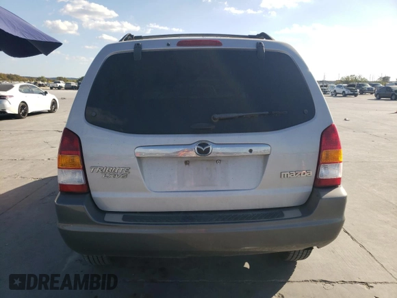 2002 Mazda Tribute LX with VIN 4F2YU09182KM64860, listed as a Copart auction lot 77391824 with 207,965 mi miles and Salvage Title. Bid and sale history available at DreamBid. Image 6.