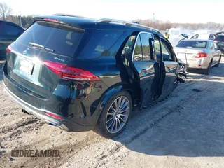 2022 Mercedes-Benz GLE 350 with VIN 4JGFB4KB3NA646818, listed as a IAAI auction lot 41805848 with 26,172 mi miles and . Bid and sale history available at DreamBid. Image 4.