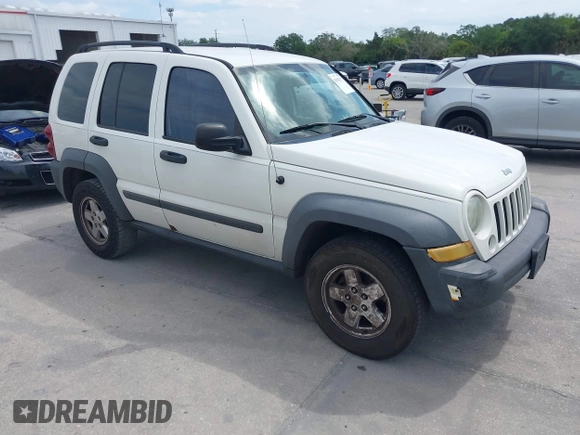 2007 Jeep Liberty Sport with VIN 1J4GL48K57W561086, listed as a IAAI auction lot 42094277 with 172,867 mi miles. Bid and sale history available at carsss.com. Image 1.