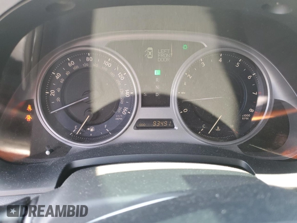 2006 Lexus IS 250 with VIN JTHBK262565017510, listed as a Copart auction lot 53925585 with 93,491 mi miles and Clean title. Bid and sale history available at DreamBid. Image 9.