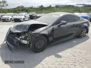 2019 Lexus RC with VIN JTHS85BC9K5005031, listed as a Copart auction lot 43927045 with 63,590 mi miles and Non Repairable. Bid and sale history available at carsss.com. Image 1.