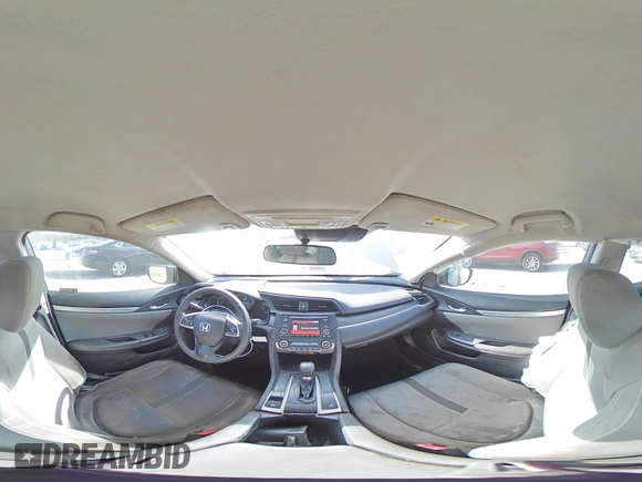 2019 Honda Civic Sedan LX with VIN 19XFC2F65KE032073, listed as a Copart auction lot 88351745 with 136,207 mi miles and Salvage Title. Bid and sale history available at carsss.com. Image 12.