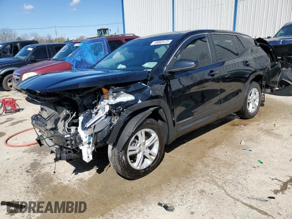 2022 GMC Terrain SLE with VIN 3GKALTEV9NL219507, listed as a Copart auction lot 49863475 with 64,256 mi miles and Non repairable. Bid and sale history available at DreamBid. Image 1.