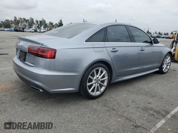 2017 Audi A6 Premium Plus with VIN WAUG8AFCXHN097380, listed as a Copart auction lot 52740875 with 44,613 mi miles and Salvage Title. Bid and sale history available at carsss.com. Image 3.