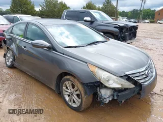 2013 Hyundai Sonata GLS with VIN 5NPEB4AC8DH748505, listed as a IAAI auction lot 42016058 with 215,227 mi miles and . Bid and sale history available at carsss.com. Image 1.