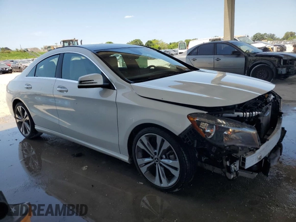 2019 Mercedes-Benz CLA 250 with VIN WDDSJ4GB7KN723389, listed as a Copart auction lot 57032305 with 64,671 mi miles and Salvage title. Bid and sale history available at DreamBid. Image 4.