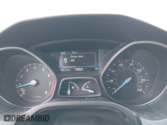 2015 Ford Focus SE with VIN 1FADP3F22FL240476, listed as a IAAI auction lot 41739722 with 159,179 mi miles. Bid and sale history available at carsss.com. Image 7.