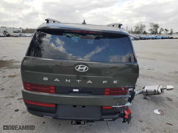 2025 Hyundai Santa Fe SEL with VIN 5NMP24GL5SH092726, listed as a Copart auction lot 41348475 with 912 mi miles and Non Repairable. Bid and sale history available at carsss.com. Image 6.