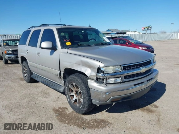 2005 Chevrolet Tahoe LT z VIN 1GNEC13T85J254296, wystawiony jako IAAI lot #41676900 z przebiegiem 214 305 mil mil oraz . Historia ofert i sprzedaży dostępna na DreamBid. Obrazek 1.